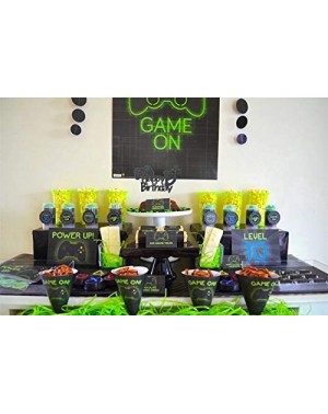 Cake & Cupcake Toppers Video Game Cake Topper- Glittery Happy 13th Birthday Video Gaming Cake Toppers for 13 Year Old Boy and...