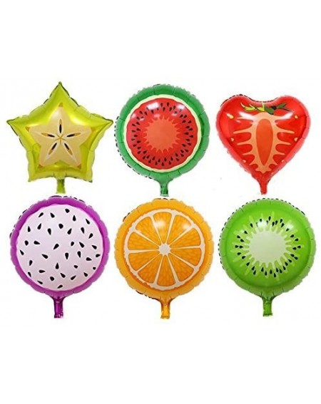 Balloons 6Pcs 18 Inch Candy Color Fruit Balloons Birthday Foil Balloon Helium Mylar Balloons for Party Birthday Wedding Decor...
