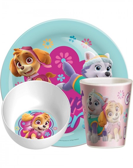 Tableware Paw Patrol Kids Dinnerware Set Includes Plate- Bowl- and Tumbler- Non-BPA Made of Durable Melamine Material and Per...