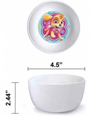 Tableware Paw Patrol Kids Dinnerware Set Includes Plate- Bowl- and Tumbler- Non-BPA Made of Durable Melamine Material and Per...