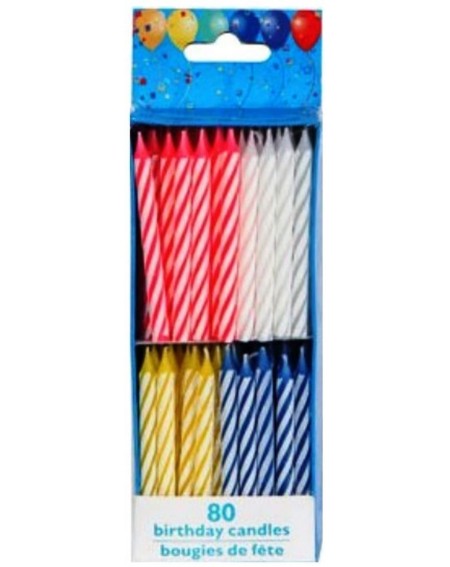 Birthday Candles Birthday Candles- 60 Count- Spiral Brights - C4117JLPYIX $19.88