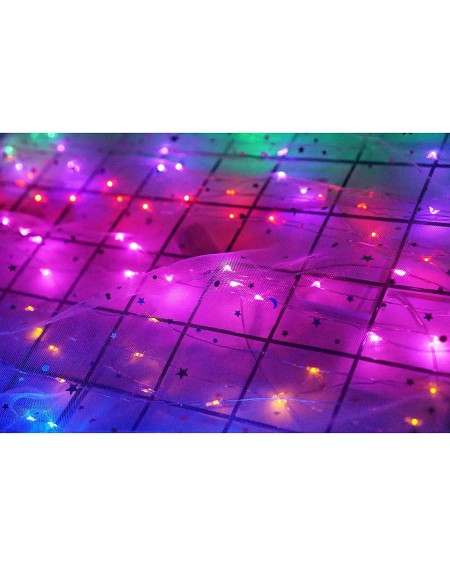 Indoor String Lights Starry String Lights- 12 Pack Battery Operated 20 LED Fairy Lights Silver Wire Colorful Mini String Ligh...