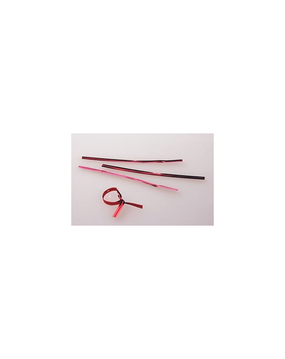 Favors Metallic Plastic Twist Tie (1000 Pack) (Standard (4")- Red) - Red - CT185K4AHKO $6.60