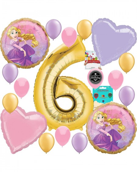 Balloons Rapunzel Party Supplies Princess Tangled Balloon Decoration Bundle for 6th Birthday - CJ18ZOWQ2MX $33.16