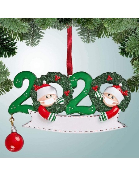 Ornaments Personalized Christmas Hanging Ornament kit-2020 Survivor Family Customized Christmas Decorating Kit Creative Gift ...