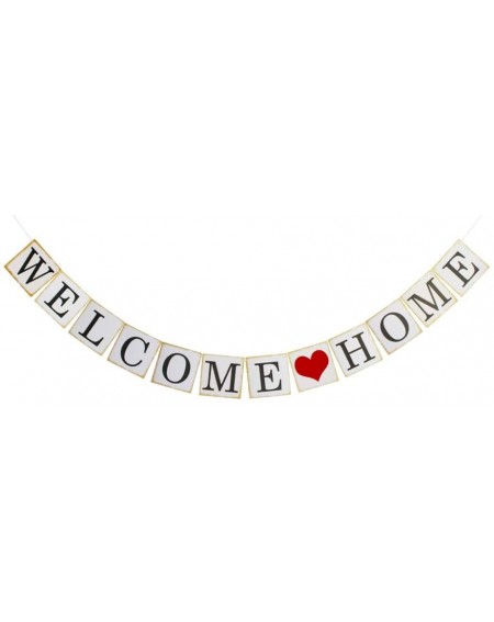 Banners & Garlands Welcome Home Banner for Home Party Sign Decorations- Family Theme Party Supplies - CR18TRZMH2S $8.59