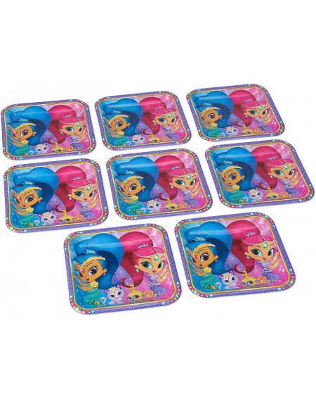 Party Tableware Shimmer & Shine Paper Dinner Plate- 8- Count - C612I81N259 $9.92