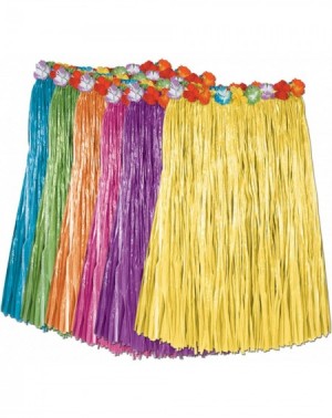 Streamers Adult Artificial Grass Hula Skirts Party Supplies- Assorted - Assorted - CE1172XJ5PB $10.63