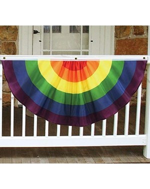 Streamers Rainbow Fabric Bunting- 4"- Multicolored - Rainbow - CH120X3CTAX $10.81