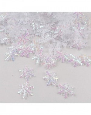 Confetti 1600 Pieces 3 Size Snowflakes Confetti Decorations Christmas Snowflake for Christmas Wedding Birthday Holiday Party ...