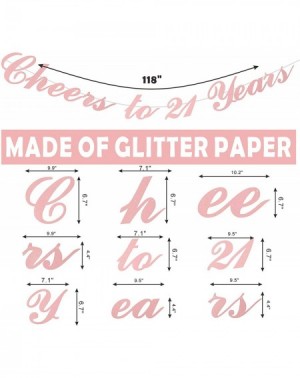 Favors 21st Birthday Decorations Party Supplies - 21st Birthday Decorations - Pack of Unique 5 Banners - 'Rip Fake ID - 'Chee...