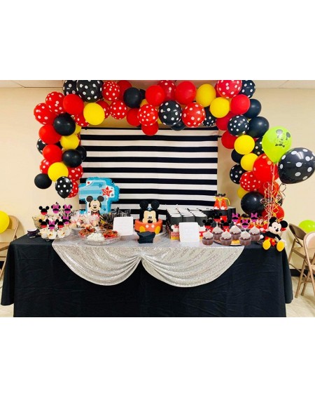 Cake & Cupcake Toppers Set of 24 Pieces Cute Mickey Minnie Mouse Cupcake Toppers Kids Birthday Party Cake Decoration Supplies...