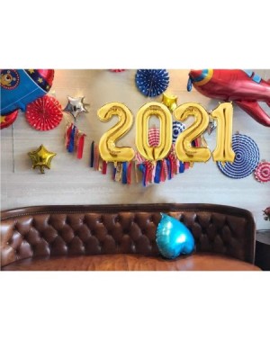 Balloons 40 Inch 2021 Foil Number Balloons for 2021 New Year Eve Festival Party Supplies Graduation Decorations- Digital Ball...