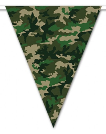 Banners & Garlands Camo Flag Pennant Banner Party Accessory (1 count) (1/Pkg) - CI113CAMU3L $19.29