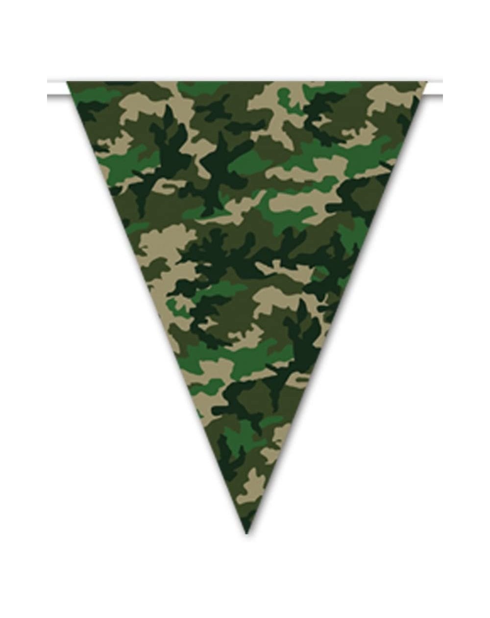 Banners & Garlands Camo Flag Pennant Banner Party Accessory (1 count) (1/Pkg) - CI113CAMU3L $11.22