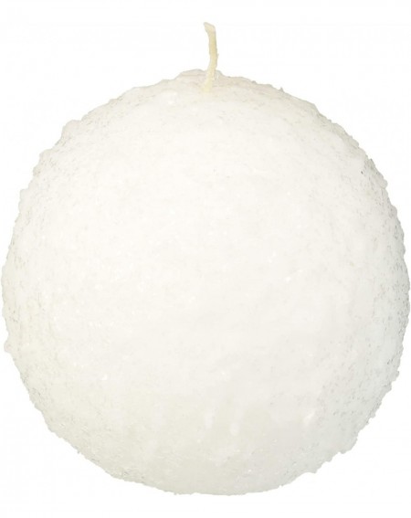 Candles 82-SB-120 Lg Snowball Candle-5" D- 5 inches D- White - C418H6M0I35 $88.53