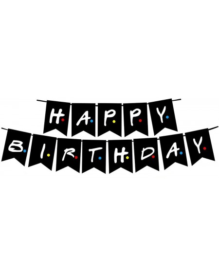 Banners Friends TV Show Happy Birthday Party Banner Party Supplies Decorations Friends TV Show Decor Backdrop for Friends TV ...