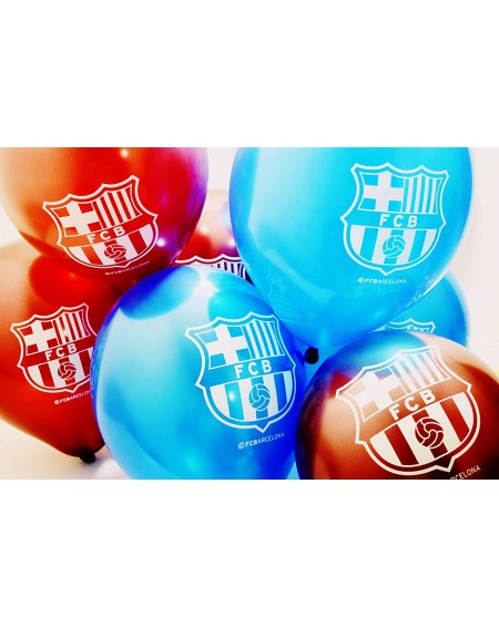 Balloons FC Barcelona Balloons Birthday Party Supplies Decoration 10 PCS FCB Theme Latex - CR18TQHSAI5 $9.31