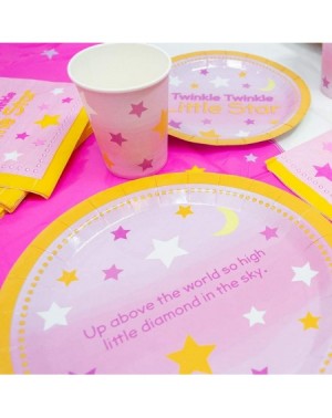 Party Packs Twinkle Twinkle Girl Party Supplies Packs (65+ Pieces for 16 Guests!)- Baby Shower Supplies- Birthday- Twinkle Tw...