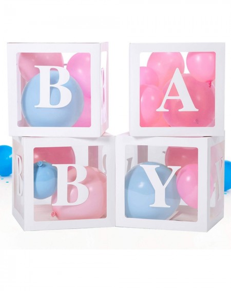 Balloons Baby Box- Baby Shower Decorations for Baby Shower Boxes- 20 Pieces Blocks Decorations For Gender Reveal Party- Perfe...