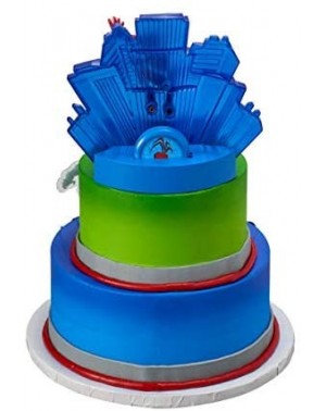 Cake & Cupcake Toppers SPIDER-MAN SPIDERMAN Cake Topper Set Jumbo PLUS 24 Cupcake Rings PLUS 24 Baking Cupcake Liners - CJ18Z...