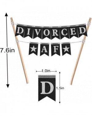 Cake & Cupcake Toppers Divorced AF Cake Bunting Topper Handmade Divorce Party Goodbye Party Cake Banner Topper Break Up Party...