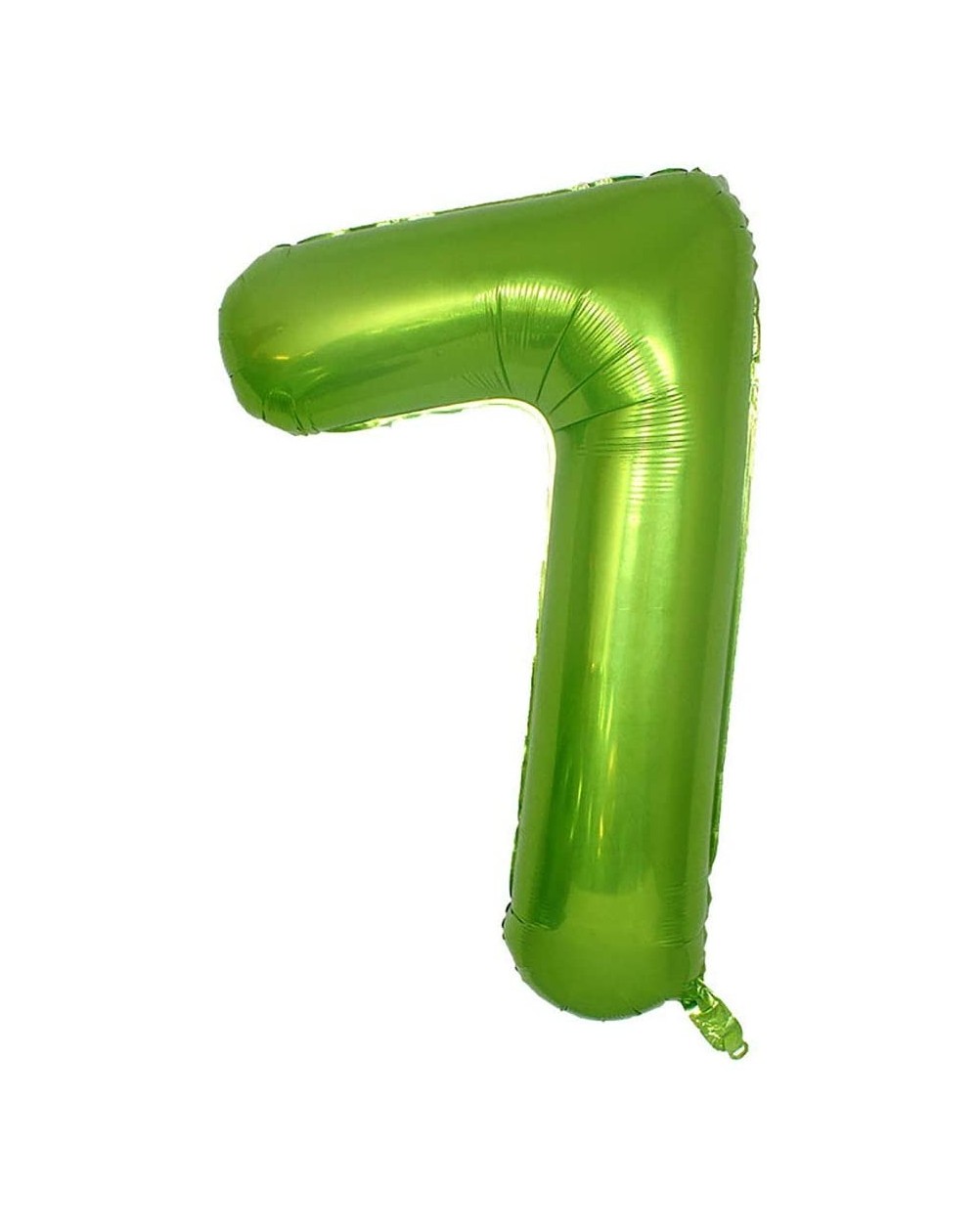 Balloons 40 Inch Green Alphabet Letter Foil Helium Digital Balloons Number 7 for Birthday Anniversary Party Festival Decorati...