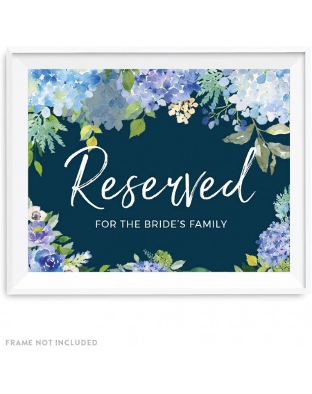 Hydrangea Collection 8 5x11 inch - Reserved Bride's Family - C6185D9CD35