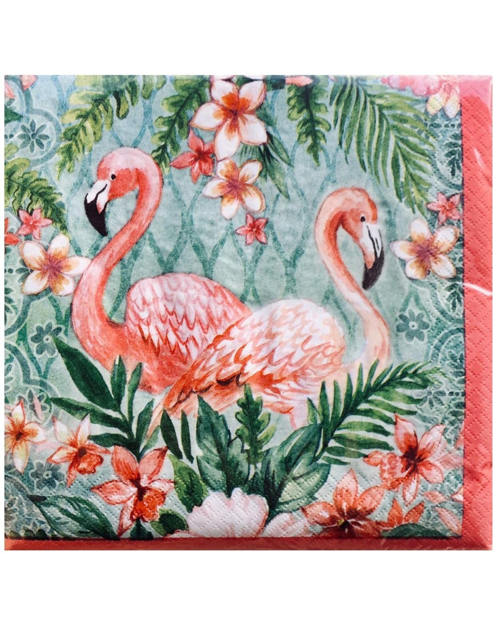 Tableware Flamingo Paradise Luncheon Paper Napkins (4351)- 36 ct - C118SI0DKWA $20.31