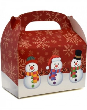 Party Favors 48 3D Christmas Treat Boxes Holiday Cardboard Paper Gable Boxes For School Classroom Party Favor Supplies Decor ...