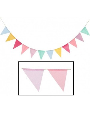Banners Happy Birthday Burlap Banner with Triangle Flags for Kids Boys Girls Children Adults- Easter Garland Flags Photo Prop...