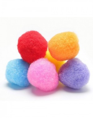Tissue Pom Poms 1.5 Inch Assorted Pom Poms for DIY Creative Crafts Decorations- Assorted Colors (100 Pack) - 100 Pack - CS18Q...