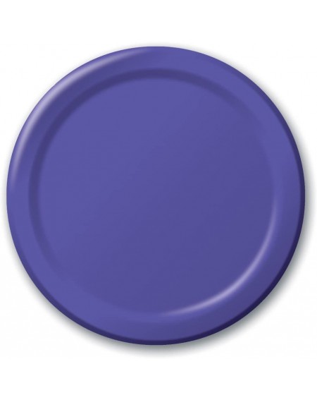 Tableware Touch of Color 24 Count Paper Banquet Plates- Purple - Purple - CH1129BKFEV $24.48