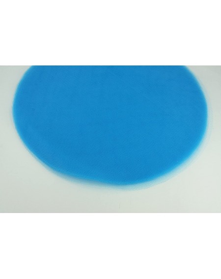 Favors 9" Straight Edge Tulle Circles 100 Pieces Party Favor Wraps Bulk Buy!!! (Turquoise) - Turquoise - C712NULI0BR $10.70