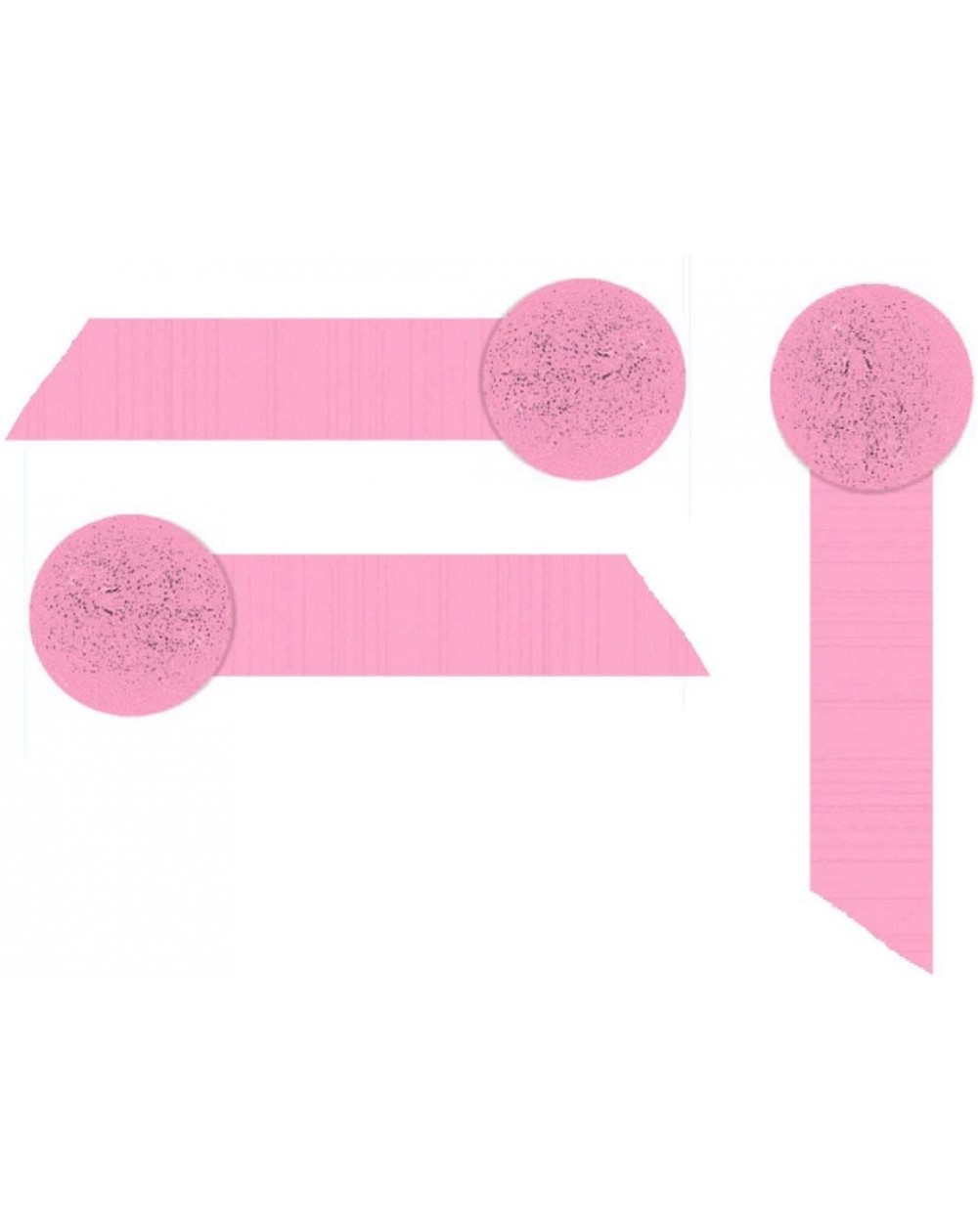 Streamers Crepe Paper Streamers for Birthday Party Wedding School Celebrations Decorations (Light Pink- 3 Rolls) - Light Pink...