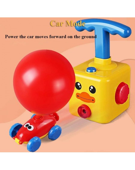 Balloons Balloon Powered Car and Launcher Set- Creative Balloon Power Racer Air Inertial Car Toy Balloon Launch Toy Launch Pa...