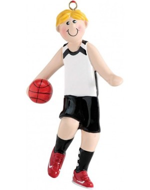 Ornaments Personalized Basketball Boy Christmas Tree Ornament 2020 - Blonde Team Player Athlete B-Ball Sport Hobby School Pro...