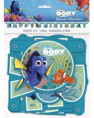 Party Packs Finding Dory Party Banner - CK12GH9TNUR $12.81