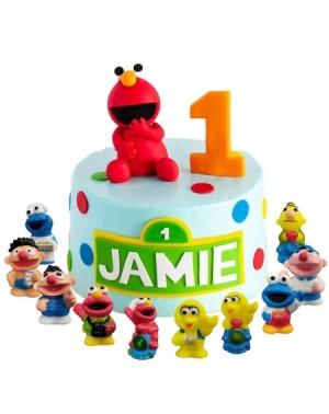 Cake & Cupcake Toppers Sesame Street Cake Toppers Picks for Kids Birthday Party- Baby Shower Cake Decorations (Sesame Street ...