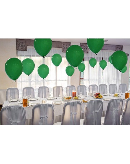 Balloons 100 Pieces Solid Color Latex Balloon 12 Inch for Party- Birthday- Wedding and Festival Decorations (Green) - Green -...