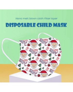 Outdoor String Lights Children's Face_Mask Disposable- Christmas Kids Industrial 3Layer Facemask with Ear Loop for New Year- ...