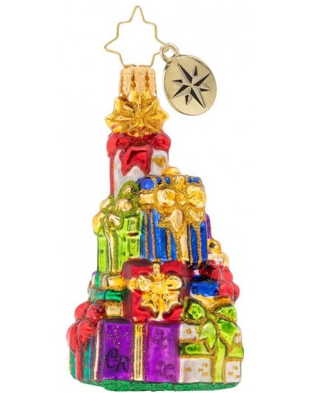 Ornaments Hand-Crafted European Glass Christmas Ornaments- A Very Gifted Tree - Gifted Tree - C118NQ7ZSIR $57.59