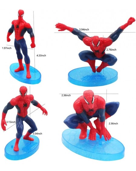 Cake & Cupcake Toppers Spiderman Figures Cake Topper PVC Movie Heroes For Kids Birthday Cake Decoration (7pcs) - CD18RYQQNXZ ...