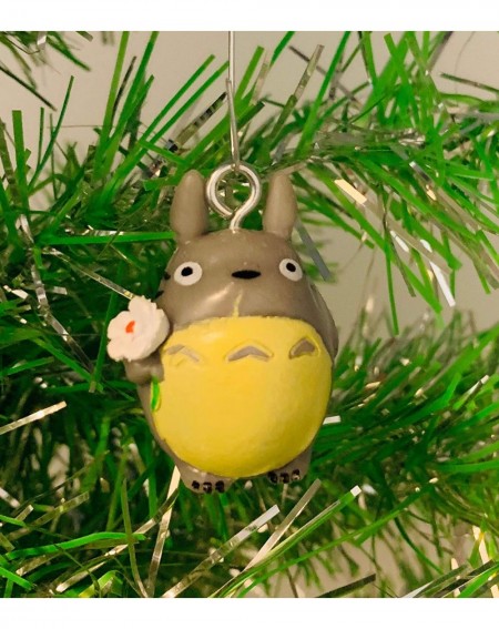 Ornaments My Neighbor Totoro Mini Christmas Tree Set - Plastic Shatterproof Ranging from 1" to 2" - Perfect for Kids Tree - C...
