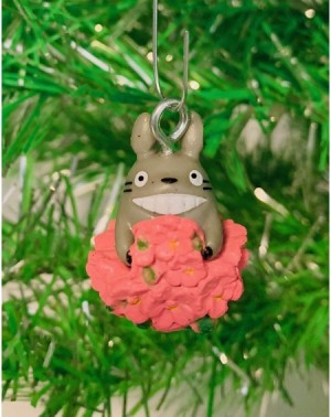 Ornaments My Neighbor Totoro Mini Christmas Tree Set - Plastic Shatterproof Ranging from 1" to 2" - Perfect for Kids Tree - C...