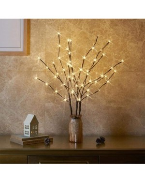 Indoor String Lights 3PK 30" Brown Lighted Twig Branches Pathway Light 60 LED Warm White Bulbs for Outdoor and Indoor - 3pk B...