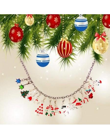 Advent Calendars starton Christmas Advent Calendar Necklace Bracelet DIY 22 Charms Set Fashion Jewelry Advent Calendars for K...