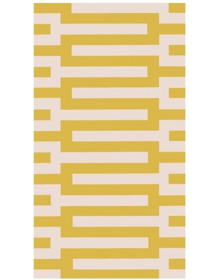 Tableware Zipper Paper Guest Towel Napkins in Yellow- Pack of 15 - Yellow - C018N0CKGAX $30.68