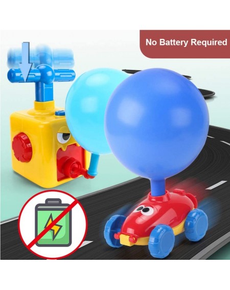 Balloons Balloon Powered Cars - Balloon Racers Aerodynamic Cars Children's Science Toy- Children Inertial Power Balloon Car- ...
