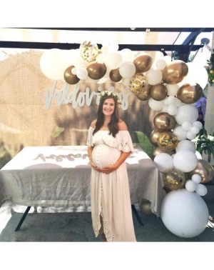 Balloons Balloon Garland Arch Kit-White and Gold Balloons 102 Pcs-Baby Shower Wedding Birthday Bachelorette Engagements Anniv...